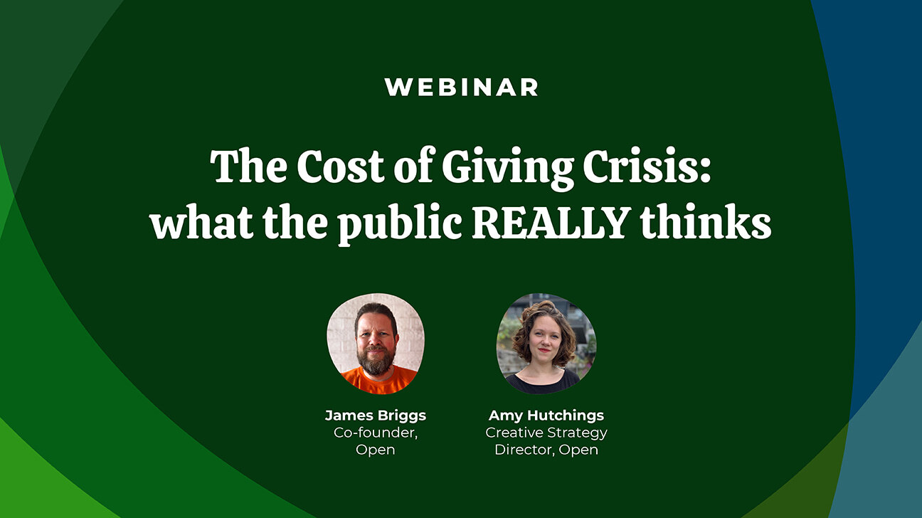 Findings on how the Cost of Living crisis will affect Individual Giving